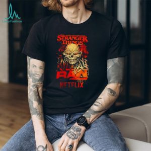 Stranger Things x WWE RAW Vecna Netflix Horror Mashup T Shirt