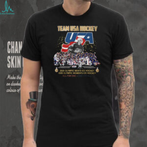 Team USA Hockey 2026 Olympic Champions Men's & Women's Gold Medal T Shirt