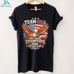 Team USA World Baseball Champions 2026 Victory Tour Eagle T Shirt