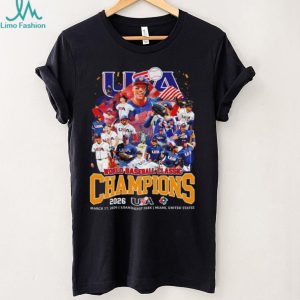Team USA World Baseball Classic 2026 Champions Roster T Shirt