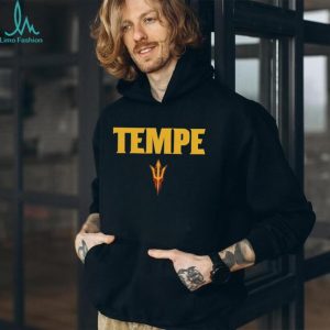 Tempe Arizona State Sun Devils Sparky Pitchfork Logo Minimalist T Shirt