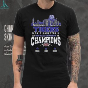 Tennessee State Tigers 2026 OVC Men's Basketball Champions Roster T Shirt