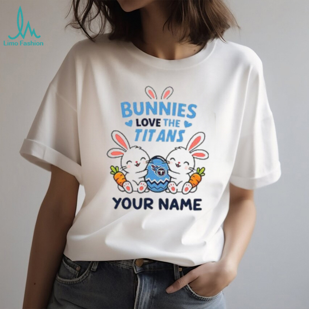 Tennessee Titans Custom Name Easter Plush T Shirt Tennessee Titans Custom Name Easter Plush T Shirt