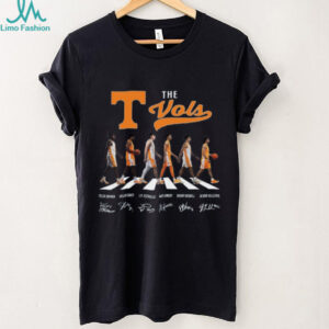 Tennessee VolunT shirtrs “The Vols” Basketball Abbey Road Signature T Shirt