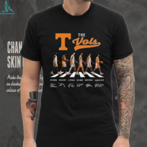 Tennessee VolunT shirtrs “The Vols” Basketball Abbey Road Signature T Shirt