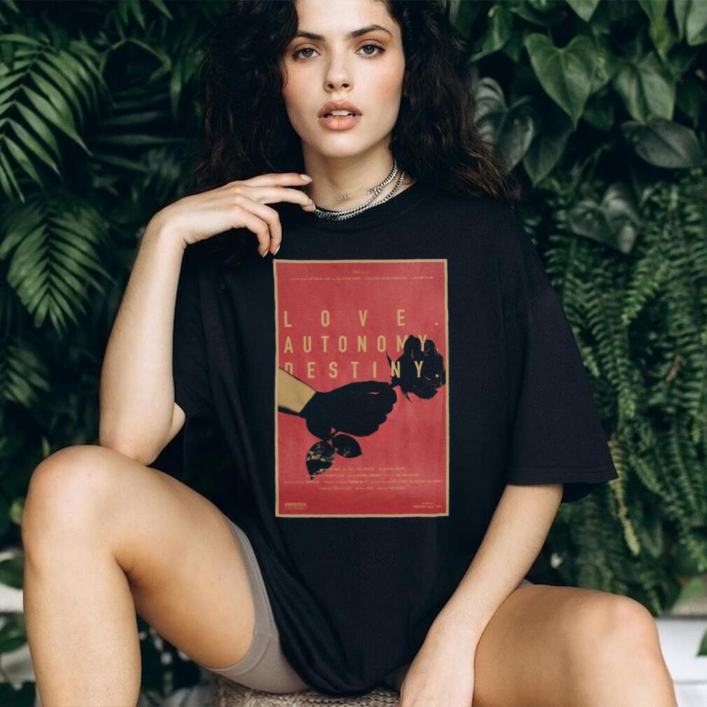 Tesla Love Autonomy Destiny Rose Film Poster Graphic T Shirt Tesla Love Autonomy Destiny Rose Film Poster Graphic T Shirt
