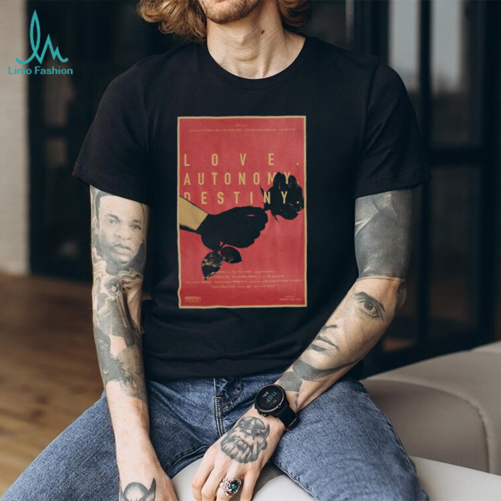 Tesla Love Autonomy Destiny Rose Film Poster Graphic T Shirt Tesla Love Autonomy Destiny Rose Film Poster Graphic T Shirt