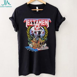 Testament Band New Order World Map Thrash Metal T Shirt