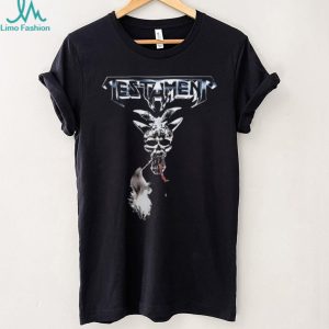 Testament Classic Logo Goat Skull Thrash Metal Music T Shirt