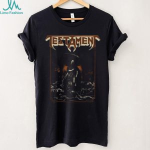 Testament Thrash Metal Band Grim Reaper War Scene Black T Shirt
