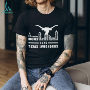 Texas Longhorns 2026 Roster Names and Hook 'Em Logo T Shirt