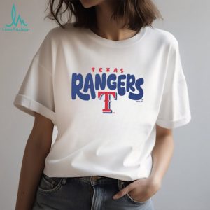 Texas Rangers Heritage Logo Oatmeal Heather Crewneck T shirt