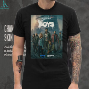 The Boys Prime Original Series Final Season Cast Poster T Shirt