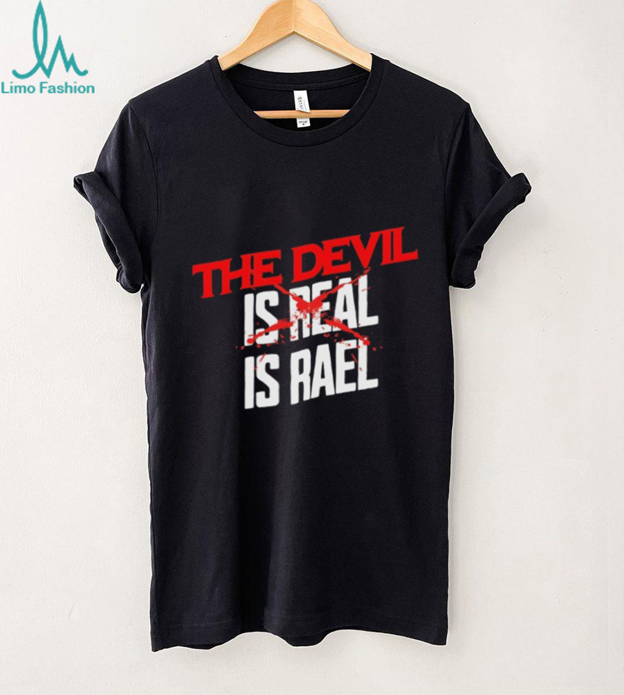 The Devil Is Real Israel Political Statement Graphic T Shirt The Devil Is Real Israel Political Statement Graphic T Shirt