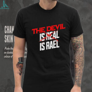 The Devil Is Real Israel Political Statement Graphic T Shirt