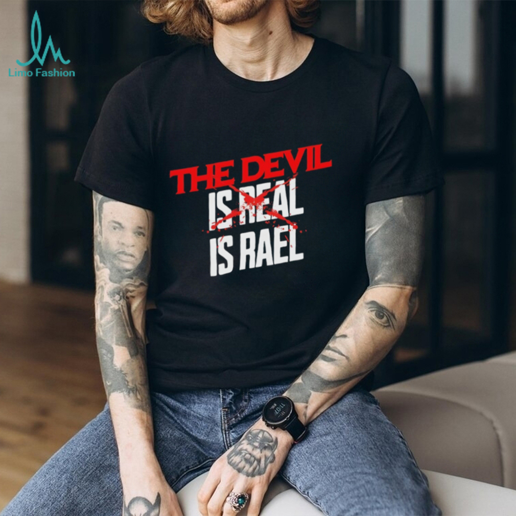 The Devil Is Real Israel Political Statement Graphic T Shirt The Devil Is Real Israel Political Statement Graphic T Shirt