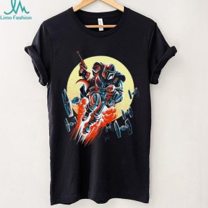 The Mandalorian and Grogu Star Wars Retro Flight Graphic T Shirt