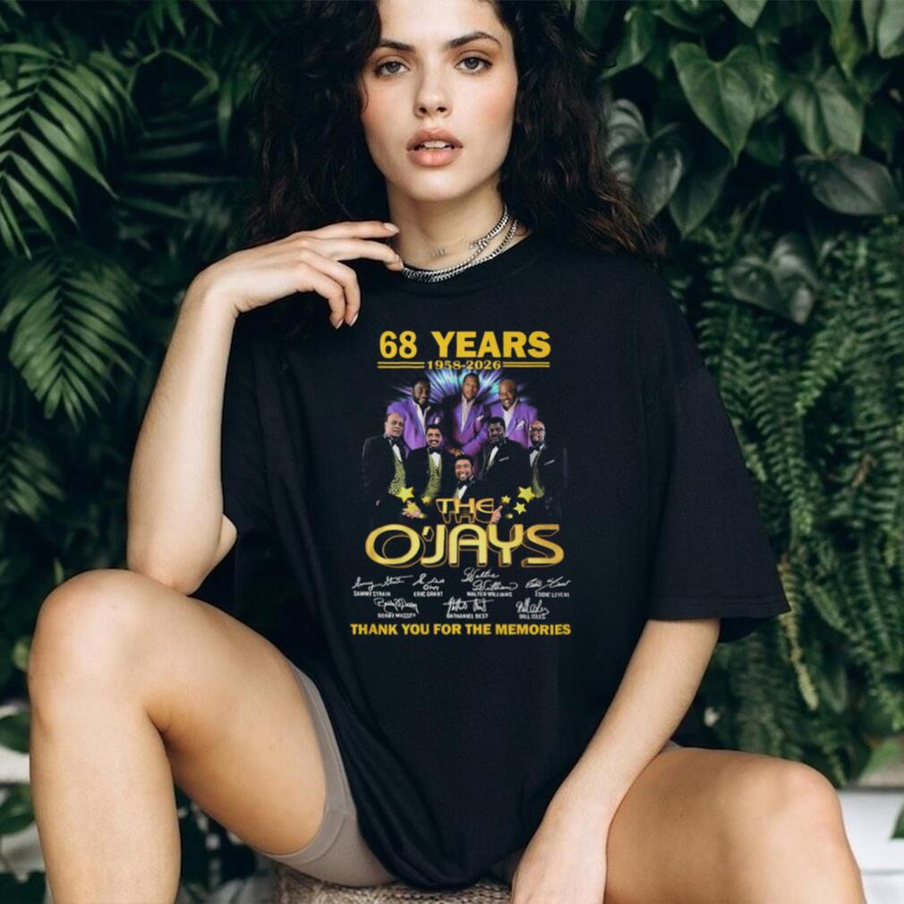 The O’Jays 68 Years 1958 2026 Signatures T Shirt Thank You For The Memories The O’Jays 68 Years 1958 2026 Signatures T Shirt Thank You For The Memories
