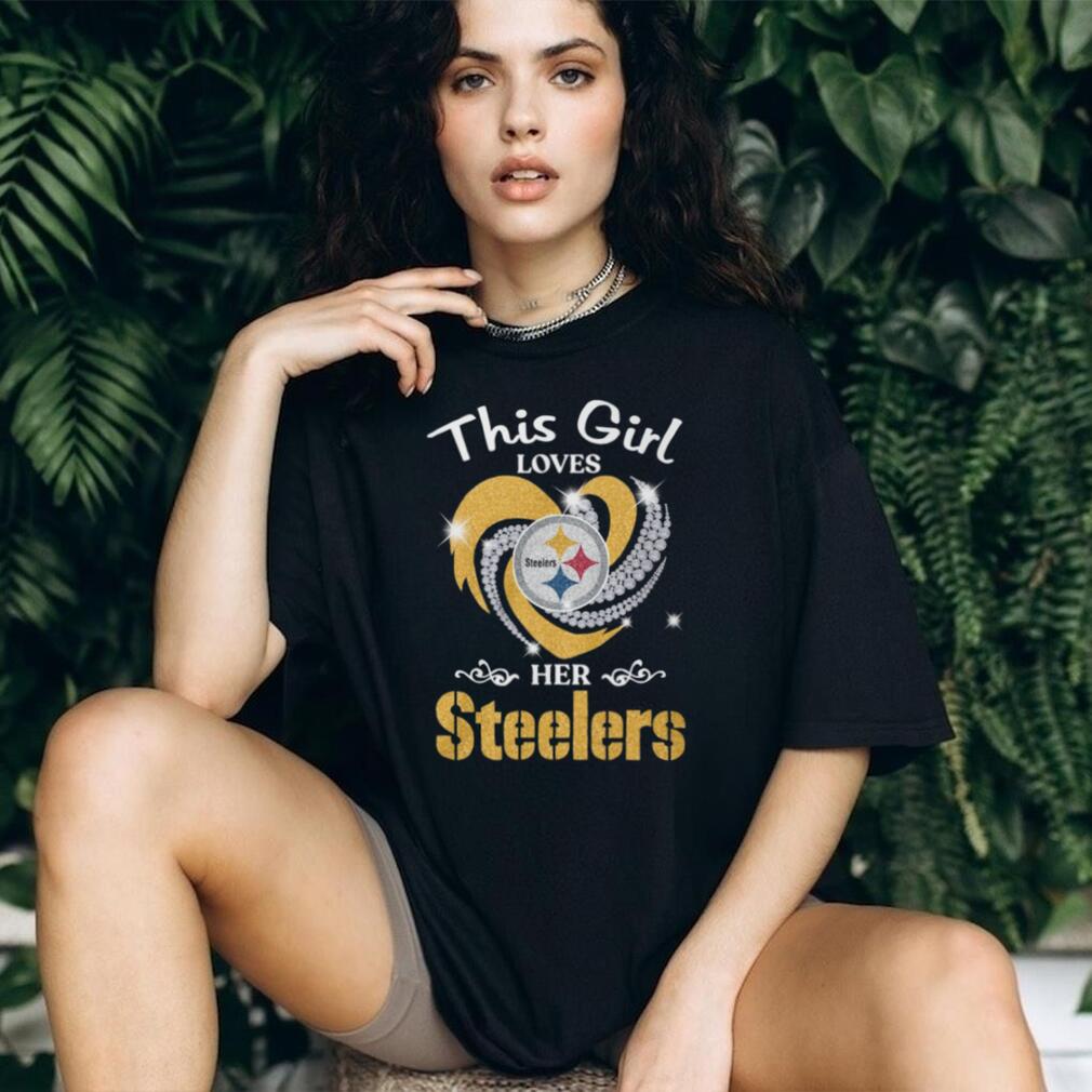This Girl Loves Her Steelers Glitter Heart Logo Women’s T Shirt This Girl Loves Her Steelers Glitter Heart Logo Women’s T Shirt