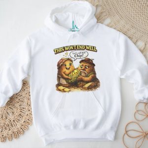 “This Won't End Well” Funny Potato Family Baby Chip Cartoon T Shirt
