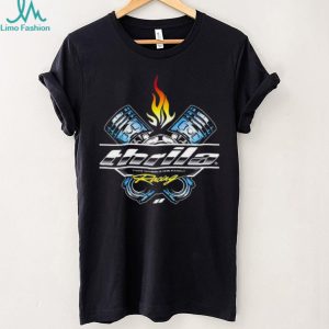 Thrila Racing Two Wheels One Family Piston Flame Graphic T Shirt