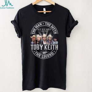 Toby Keith 65 Years 1961 2026 The Man The Myth The Legend Memorial T Shirt