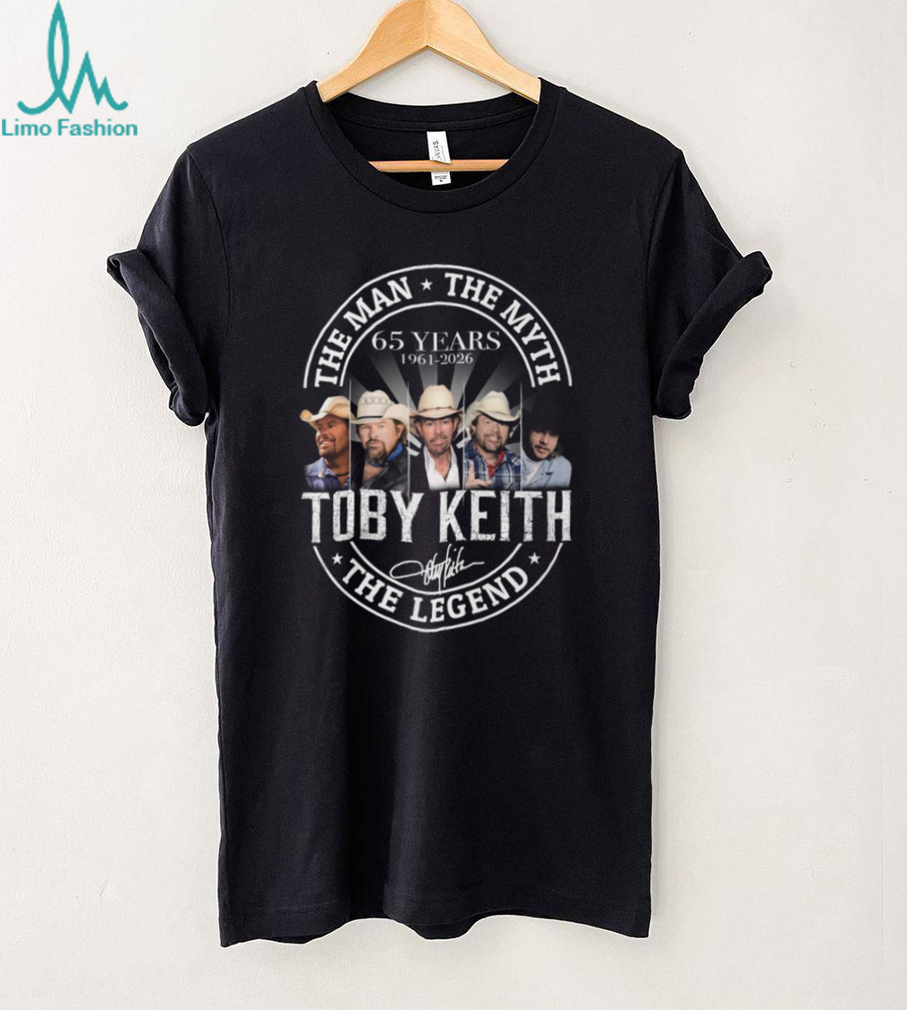 Toby Keith 65 Years 1961 2026 The Man The Myth The Legend Memorial T Shirt Toby Keith 65 Years 1961 2026 The Man The Myth The Legend Memorial T Shirt