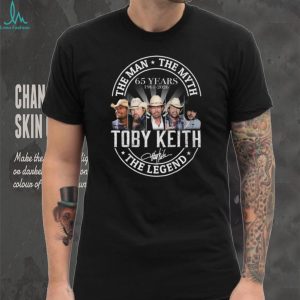 Toby Keith 65 Years 1961 2026 The Man The Myth The Legend Memorial T Shirt