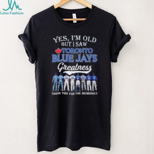 Toronto Blue Jays Greatness Thank You For The Memories Legends T Shirt