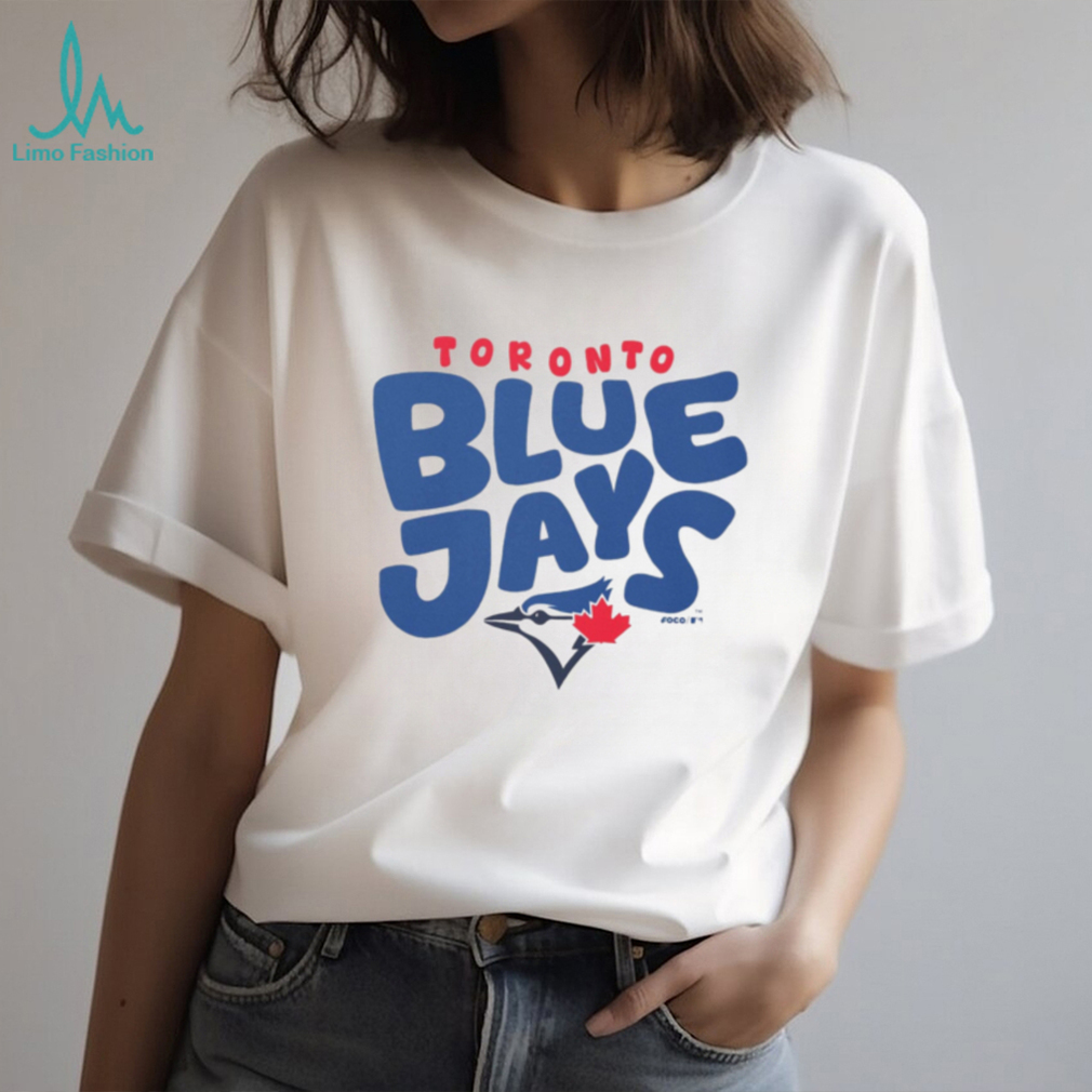 Toronto Blue Jays Oatmeal Heather Bubble Logo Pullover T shirt Toronto Blue Jays Oatmeal Heather Bubble Logo Pullover T shirt