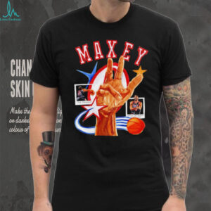 Tyrese Maxey Philadelphia 76ers Retro Style Basketball T Shirt