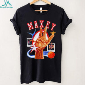 Tyrese Maxey Philadelphia 76ers Retro Style Basketball T Shirt