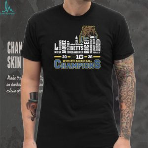 UCLA Bruins Big 10 Women's Basketball Champions 2026 Roster T Shirt