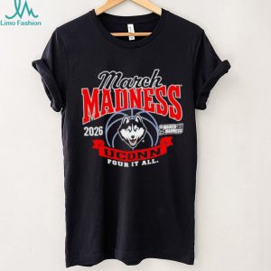 UConn Huskies 2026 March Madness Four It All Basketball T Shirt