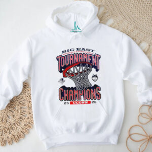 UConn Huskies Big East Women's Basketball Tournament Champions 2025 2026 T Shirt