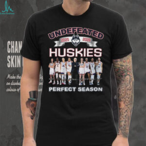 UConn Huskies Women's Basketball Undefeated Perfect Season 2025 2026 T Shirt