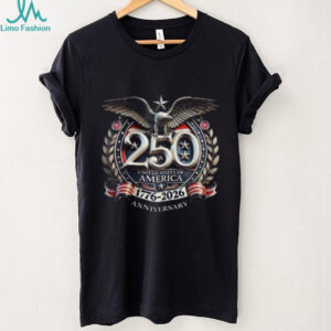 USA 250th Anniversary 1776 2026 American Eagle Patriotic T Shirt