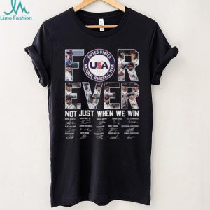 USA Baseball National Team Forever Not Just When We Win Signatures T Shirt