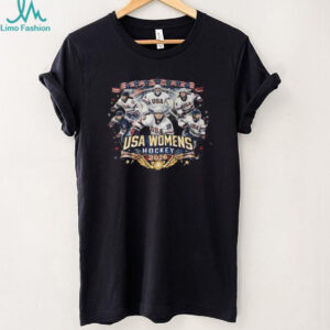 USA Women's Hockey 2026 Winter Games Patriotic Team Graphic T Shirt