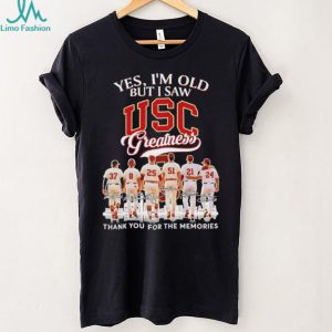 USC Trojans Greatness Baseball Legends “Thank You For The Memories” T shirt