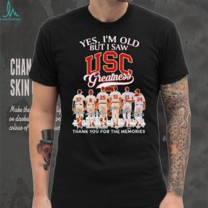 USC Trojans Greatness Baseball Legends “Thank You For The Memories” T shirt
