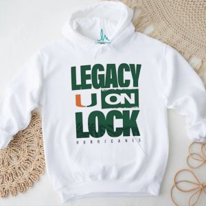 University of Miami Hurricanes “Legacy On Lock” Graphic T Shirt