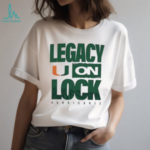 University of Miami Hurricanes “Legacy On Lock” Graphic T Shirt