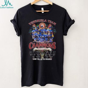 Venezuela Team 2026 World Baseball Classic Champions Thank You For The Memories T Shirt