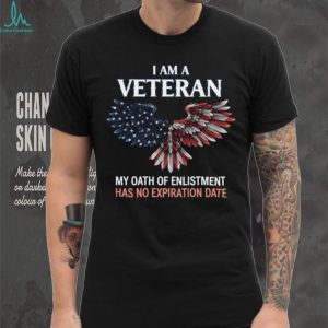 Veteran Oath Of Enlistment Shirt American Flag Eagle Wings T shirt