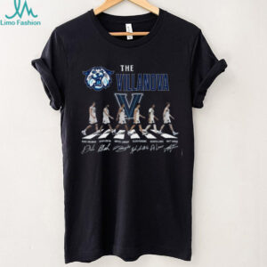 Villanova Wildcats Basketball Abbey Road Team Signatures T Shirt