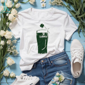 Vintage Guinness Green Pint Glass St. Patrick's Day T Shirt