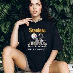 Vintage Pittsburgh Steelers Legends Abbey Road Signatures T Shirt
