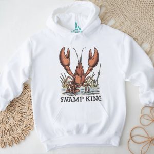 Vintage Swamp King Crawfish Fishing T Shirt