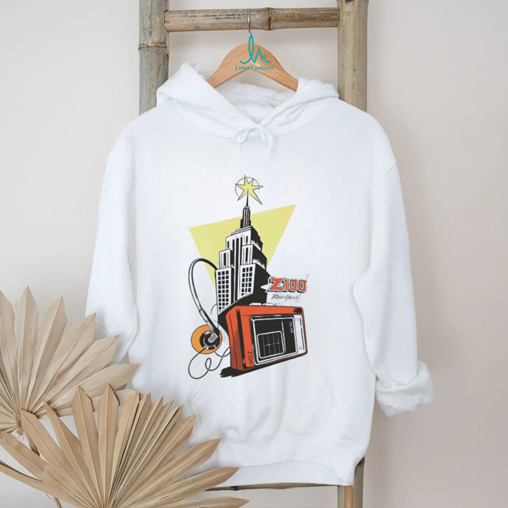 Vintage Z100 New York Radio Station Empire State Building T Shirt Vintage Z100 New York Radio Station Empire State Building T Shirt
